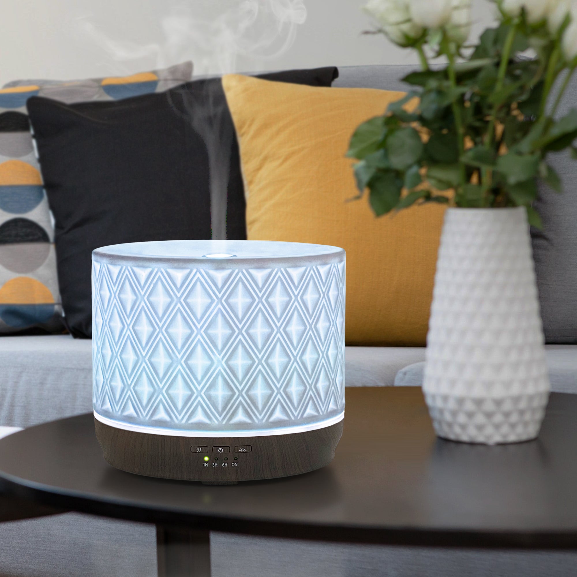 Earnest Living 菱形陶瓷香氛水氧機 500ml