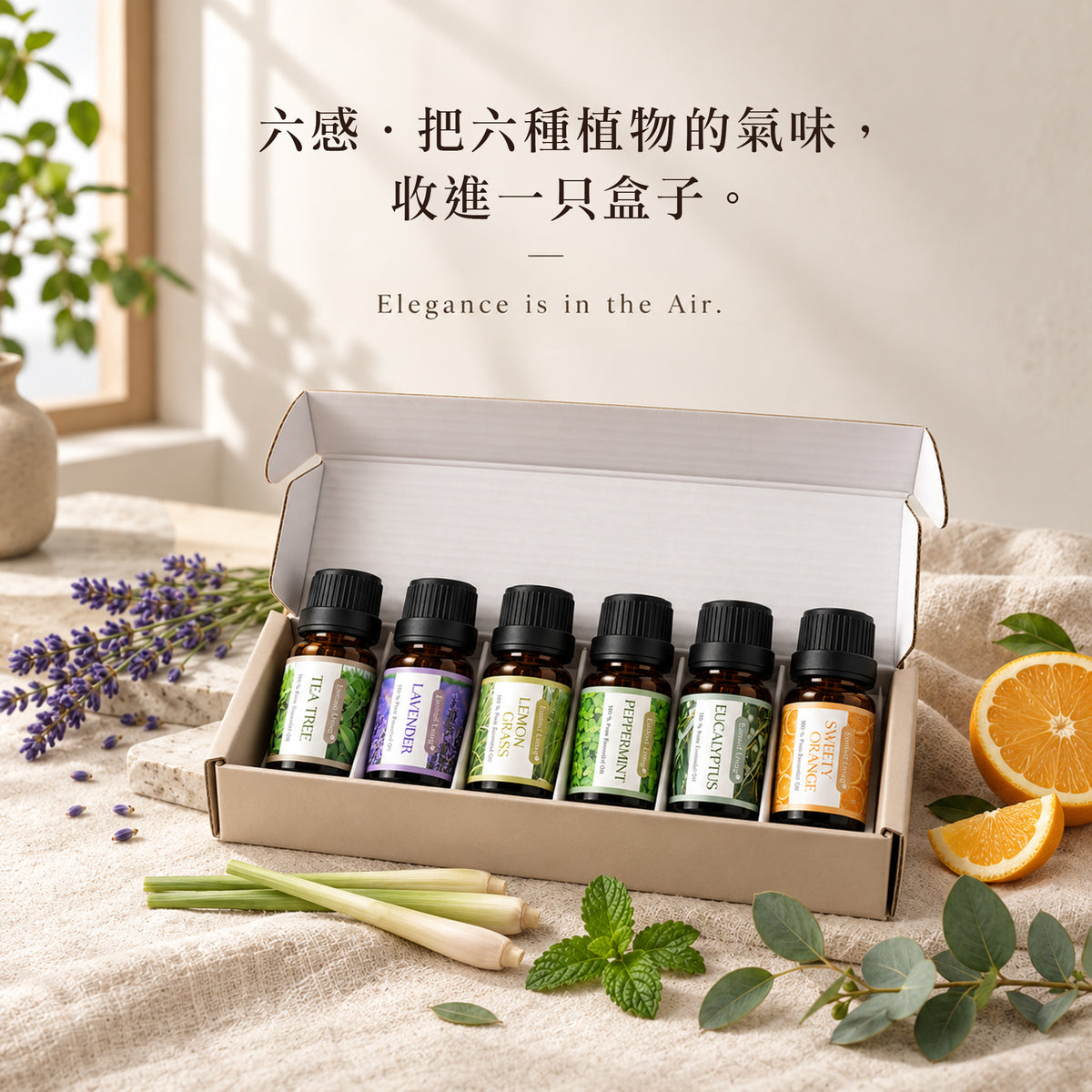 Earnest Living 六感 Six Notes 植萃香氛油禮盒 商品圖 1