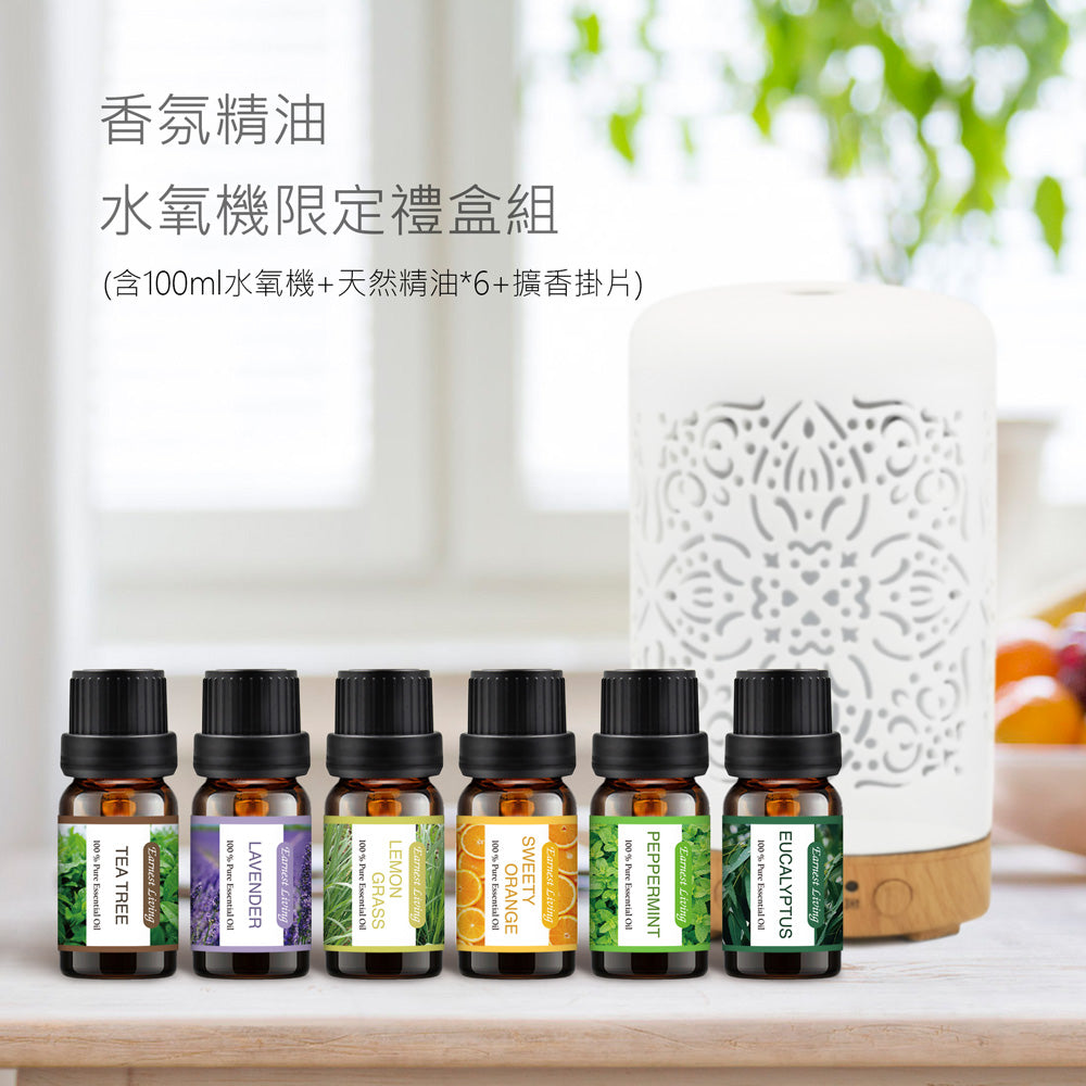 [限定款] Earnest Living 鏤空陶瓷香氛機禮盒組