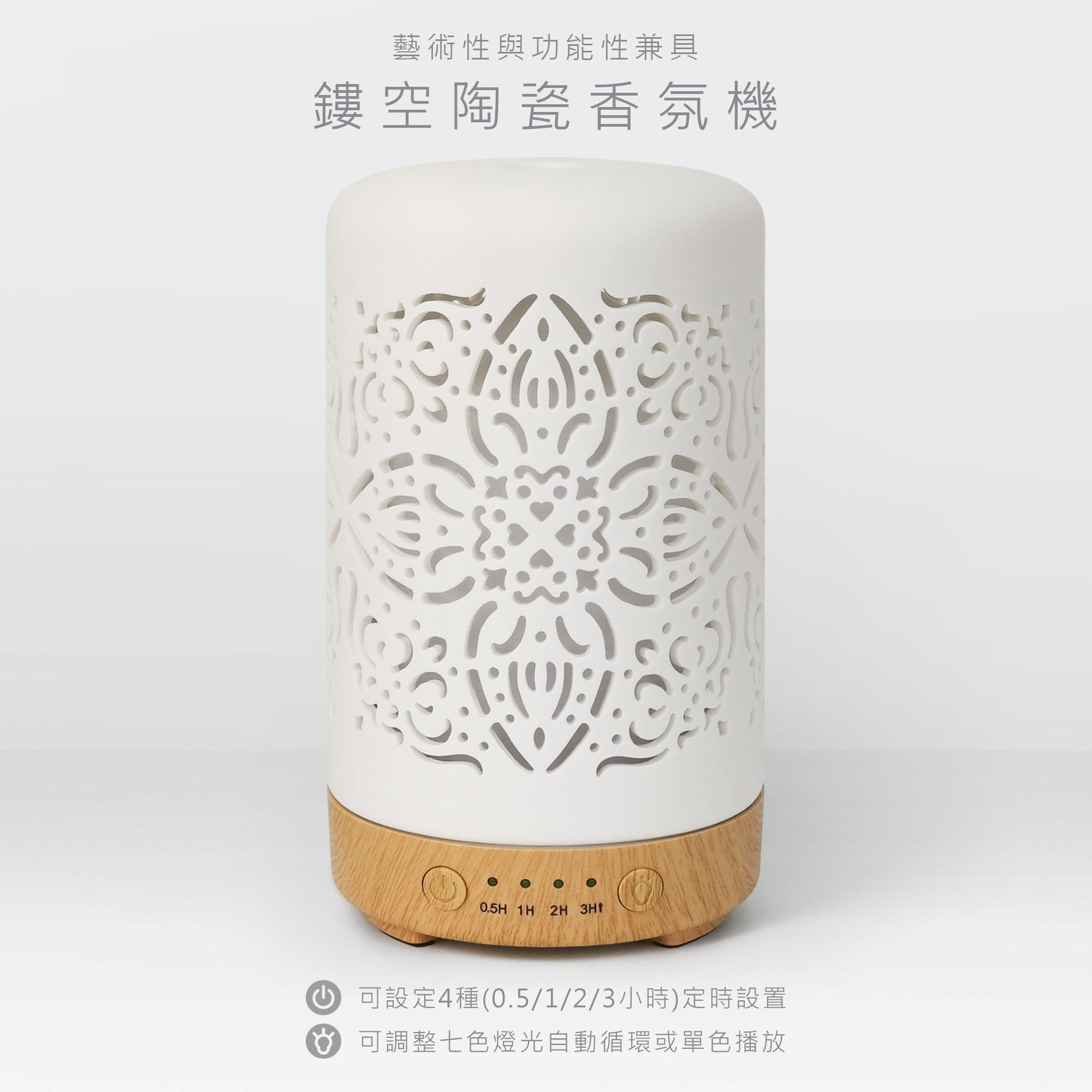 Earnest Living 鏤空陶瓷香氛機 100ML