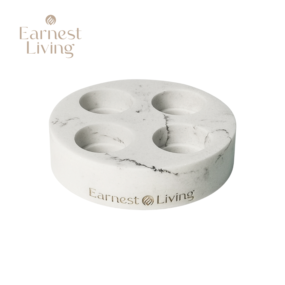 Earnest Living 大理石造型4格精油底座